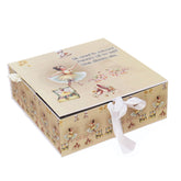 Trusou cu balerina pentru botez, 8 piese, ivoire, REC3272